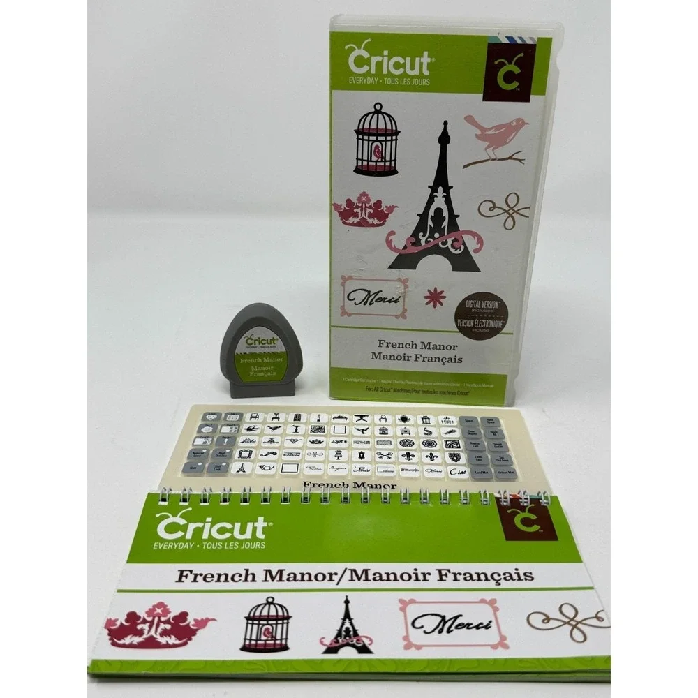 Cricut Shapes Cartridge ~ FRENCH MANOR ~ 2001928 ~ Used